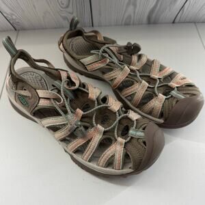 Keen Whisper Women's Size 10 Shoes Brown orange Comfort Outdoor Hiking Sandals